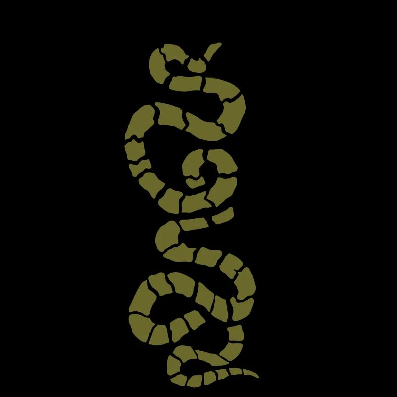 Schlange Python grün