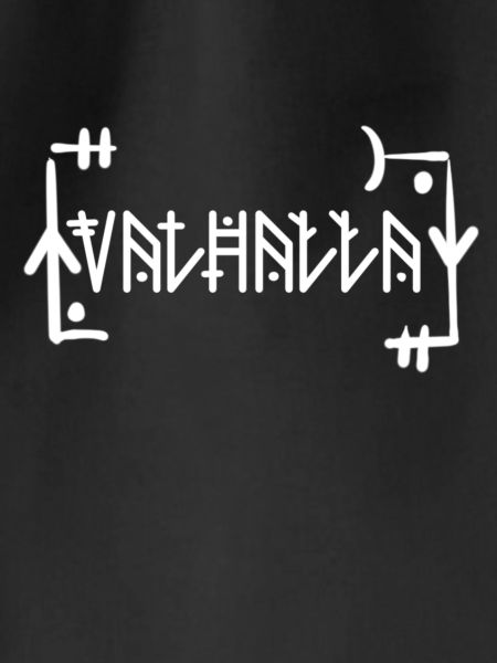 Valhalla Runen Schrift Wikinger Design