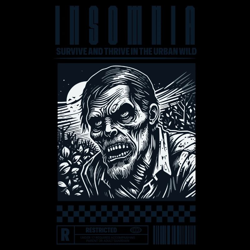 Insomnia Sleepless Zombie Streetware