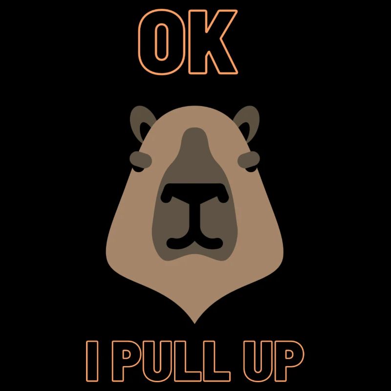 capybara Ok je tire vers le haut