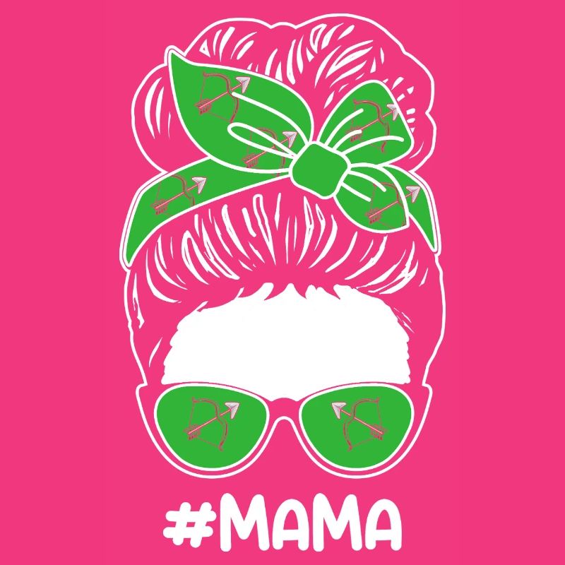 Bogenschütze Mama Mutter Bogenschießen