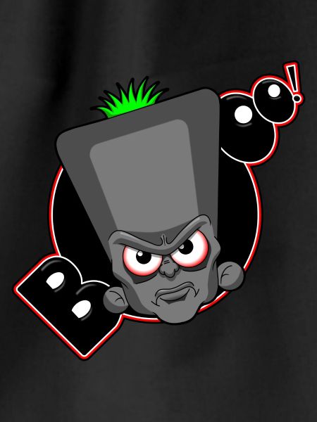 Halloween Booo! - grey monster