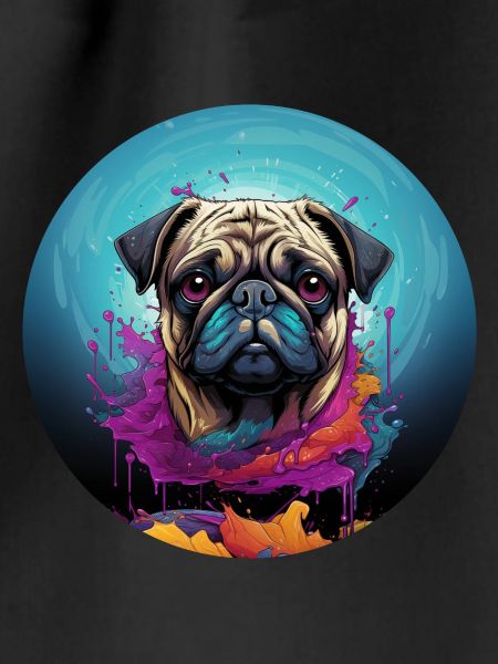 Pug Splashes of Paint