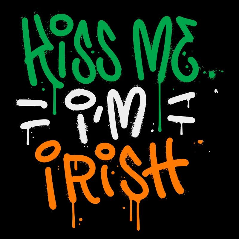 Küss mich Irisch Irland Graffiti