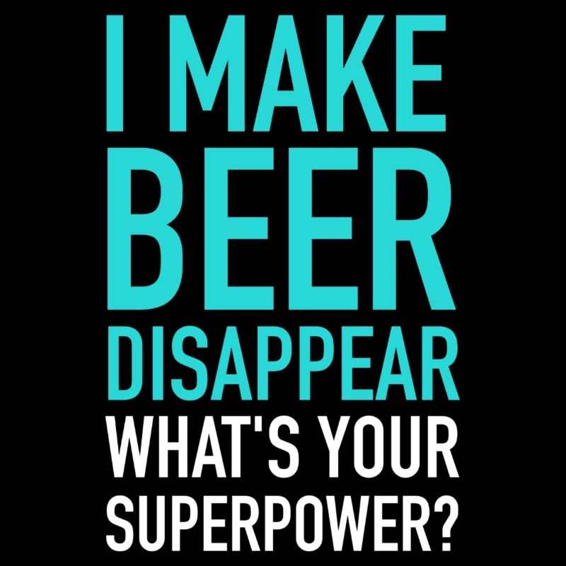 I make beer disappear