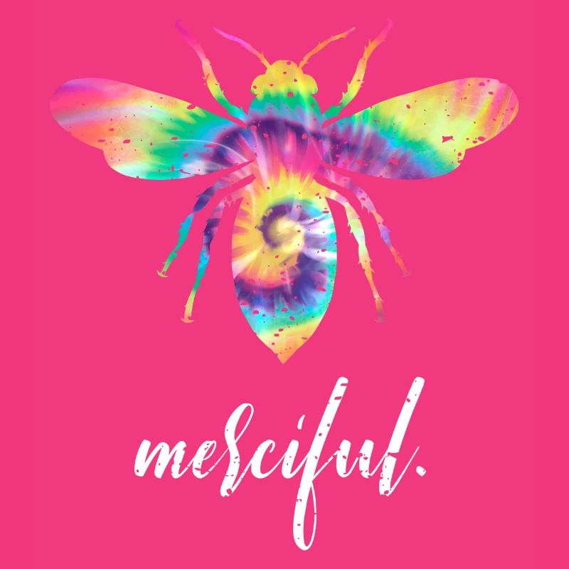 Tie Dye Bee Merciful Biene Be Merciful
