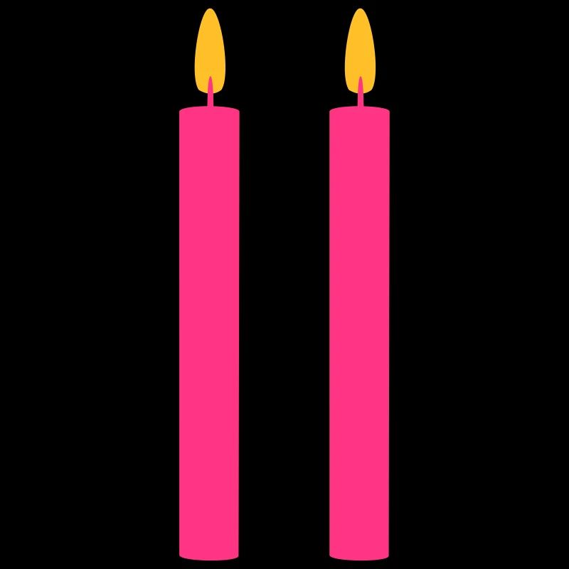 2 Candles / / two / / Second Birthday / / second