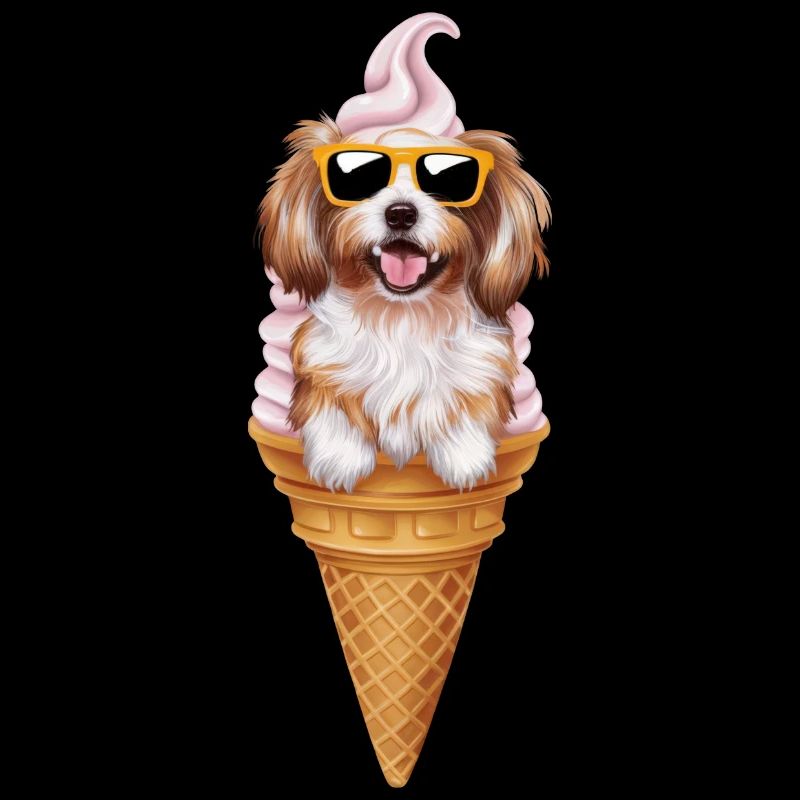 Shih Tzu als Waffeleis