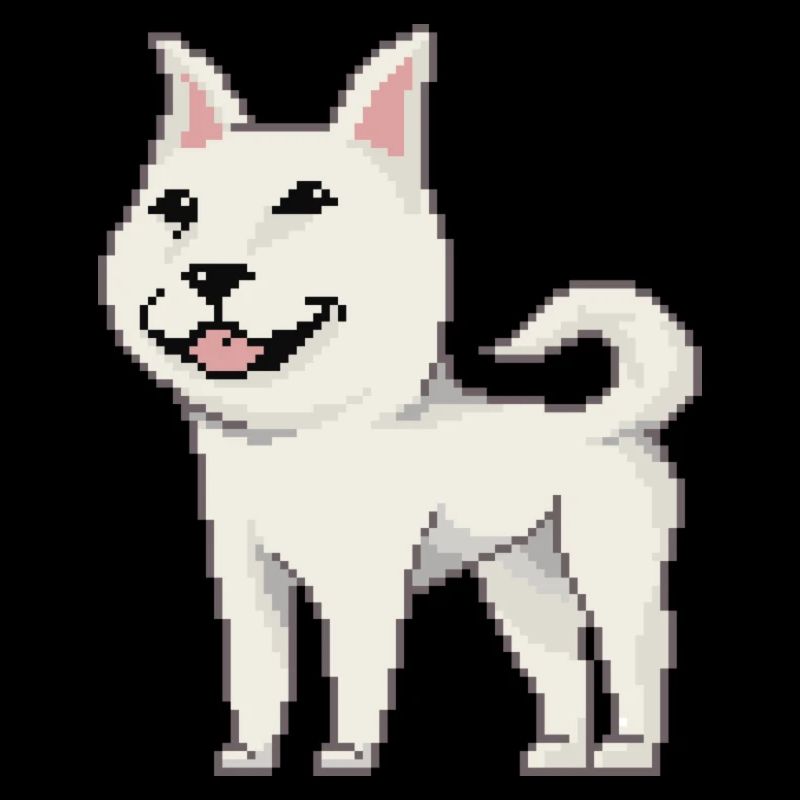Jindo Dog Pixelart