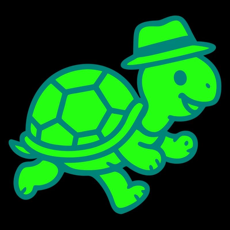 Running turtle design