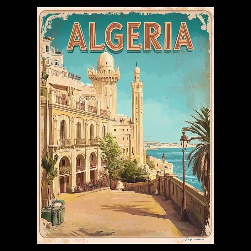Algeria Coastal Historical View