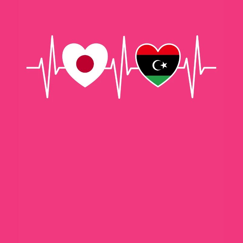 Japon et Libye Drapeau libyen Drapeaux