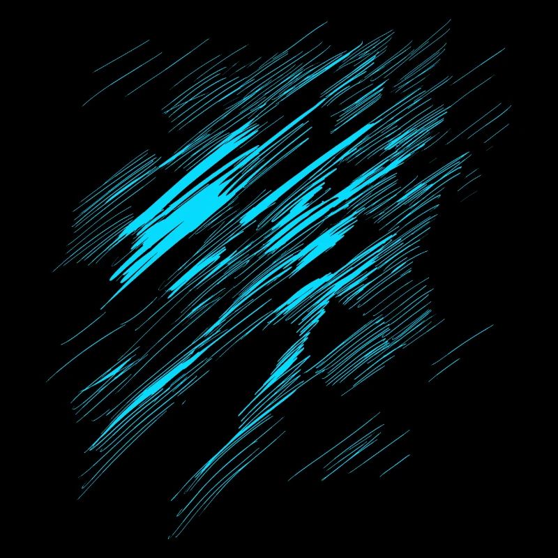 horror drawing - abstract