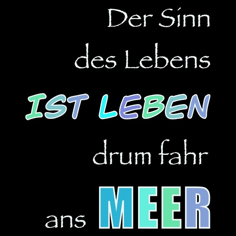Lebensmotto im Meeresstil