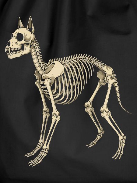 Canine Skeleton Blueprint