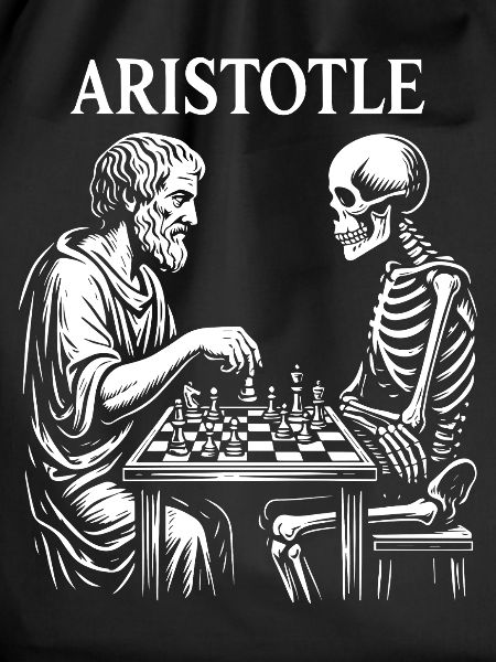 Aristoteles gegen Skeleton Schach