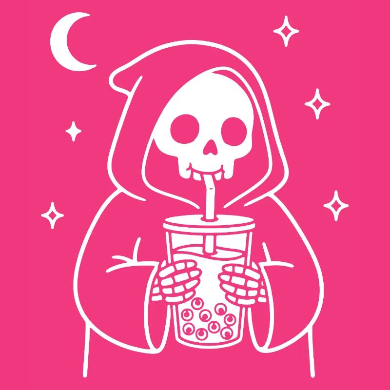 Sensenmann mit Bubble-Eye Tea