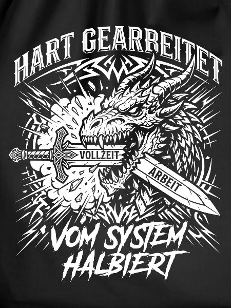 Hart Gearbeitet Vom System Halbiert