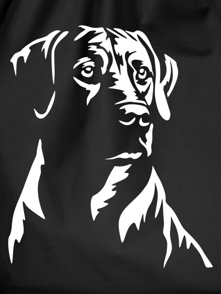 Rhodesian Ridgeback Kopf "Black Edition"