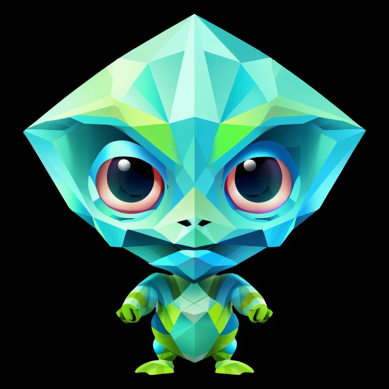 Polygone vert extraterrestre extraterrestre