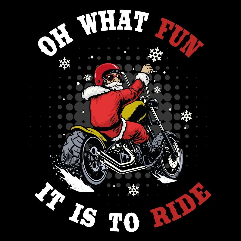 Santa Motorrad Chopper