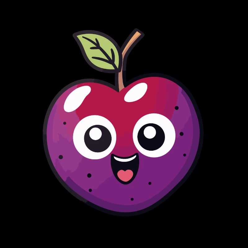 Kawaii Pflaume