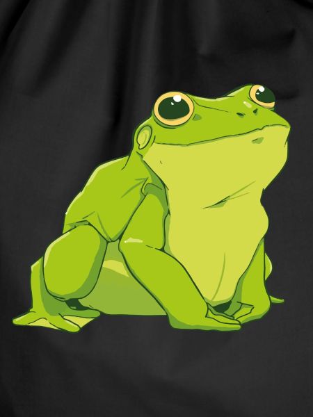 Happy Green Frog