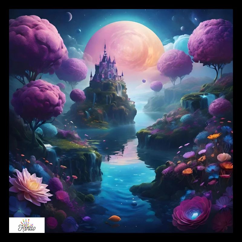 Ethereal kingdom dreamscape