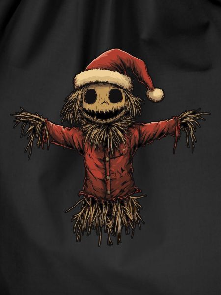 Funny Christmas Scarecrow