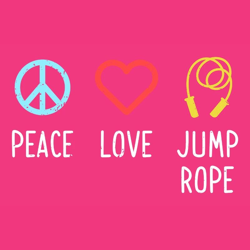 Corde à sauter Peace Love