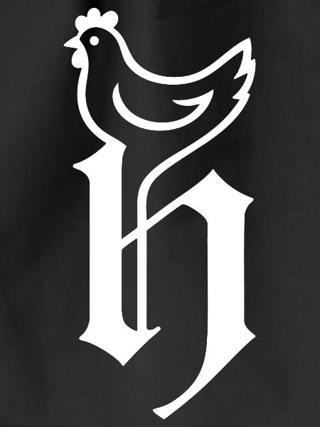 Logo Huhn weiß