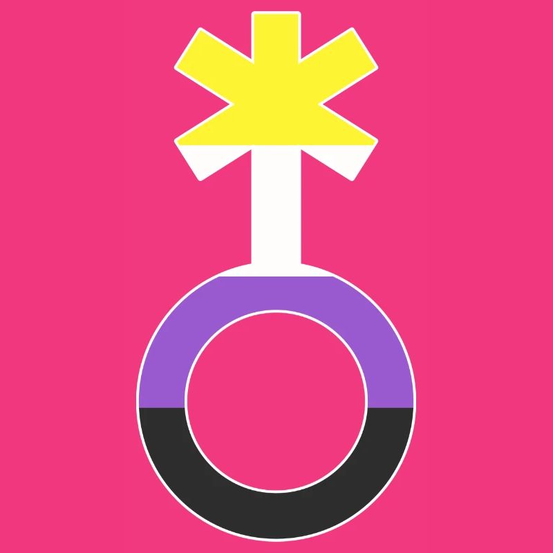 Nonbinary Gender Neutral Symbol Nonbinary