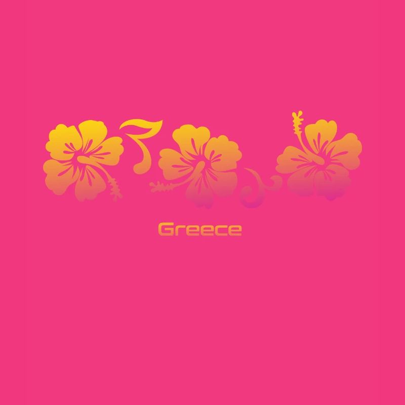 Grèce Hibiscus Souvenir Vacances