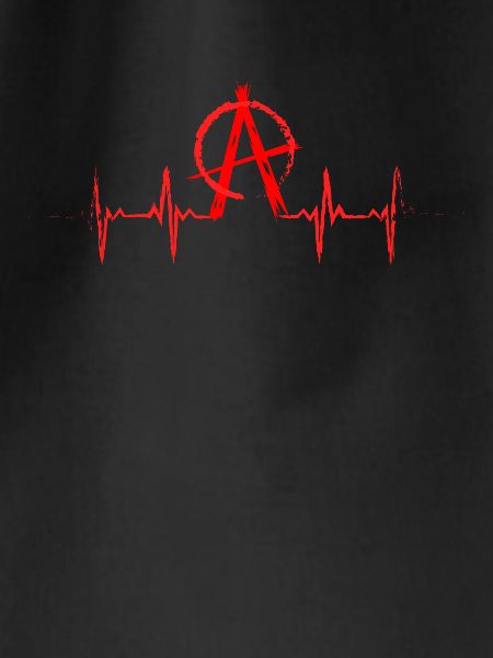 Punker Anarchy Punk Heart Line