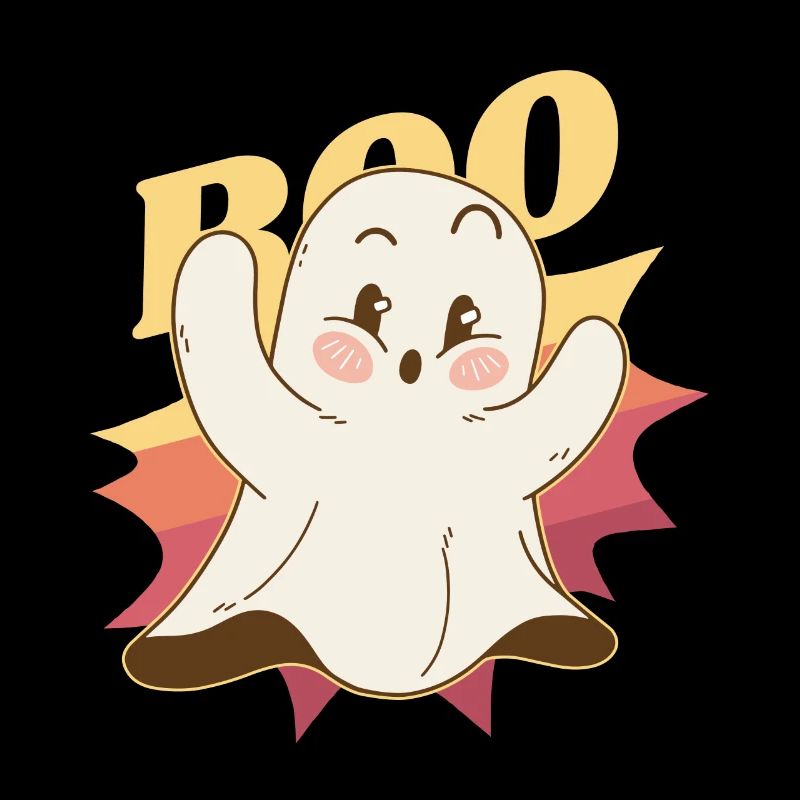 Cute Ghost Costume Scary Boo Ghost Halloween