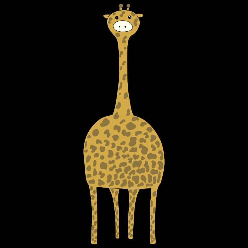 Very cute giraffe baby