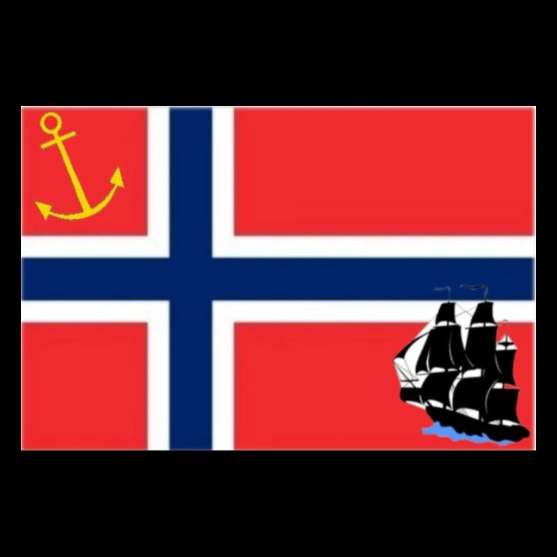 Drapeau marin Norvège