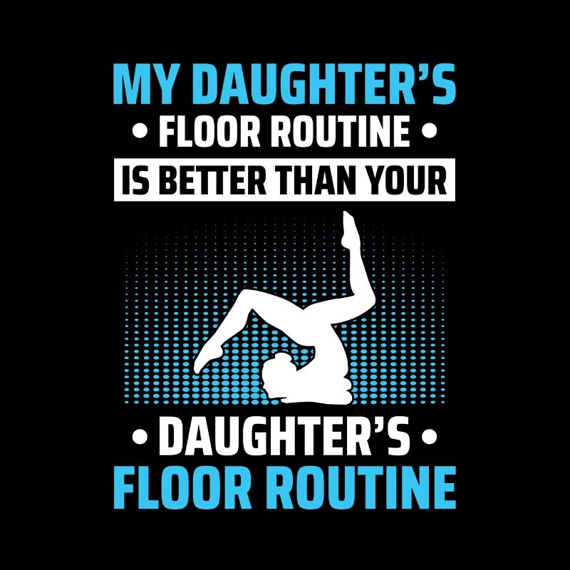 Proud gymnastics mom