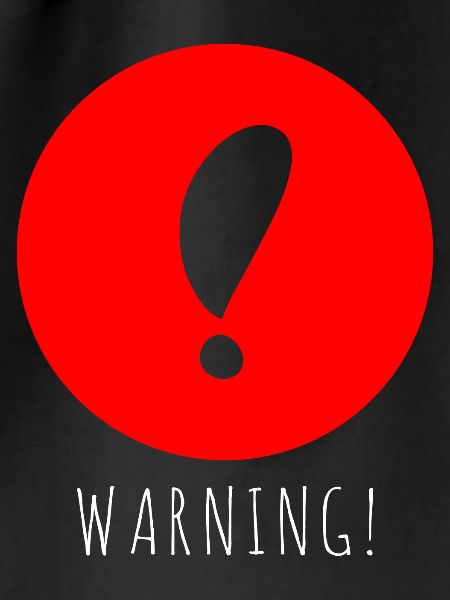Warning exclamation mark