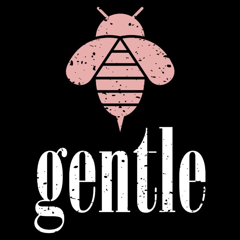 Pink Bee Gentle Bee Be Gentle