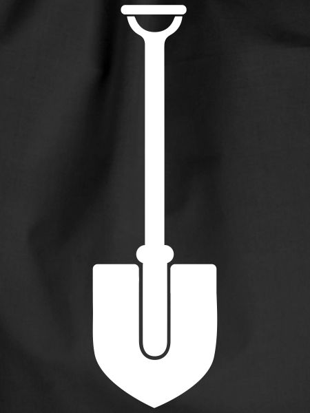 Shovel icon silhouette
