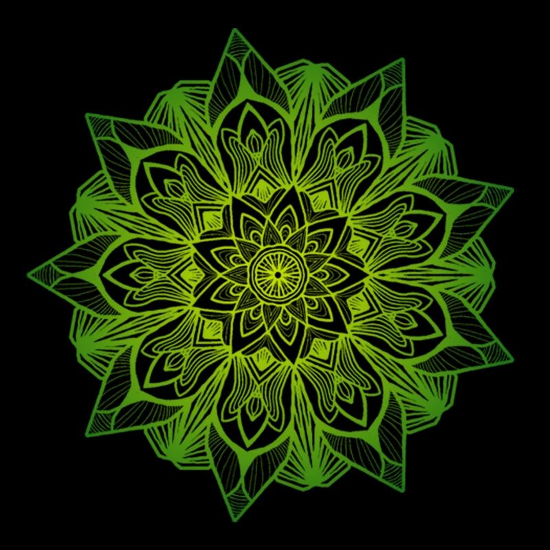 Mandala Energy Green Gradient Blast