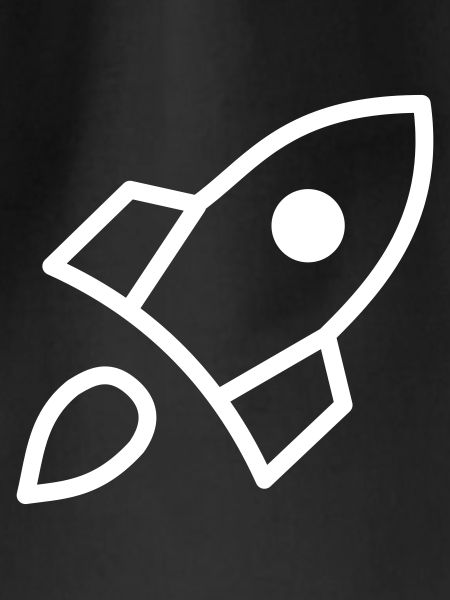 Minimalistic Rocket White