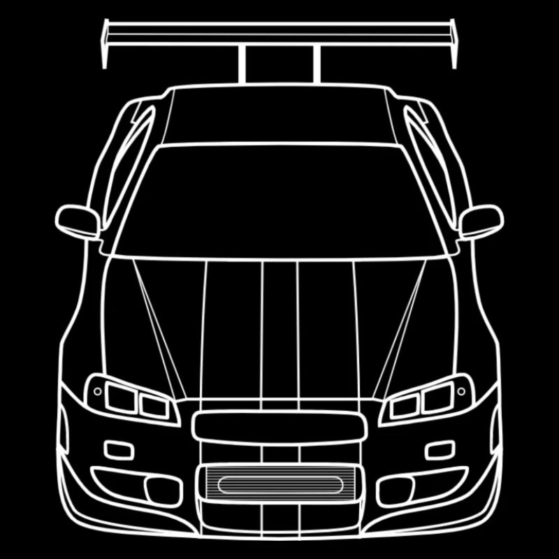 GTR R34 Paul Walker white