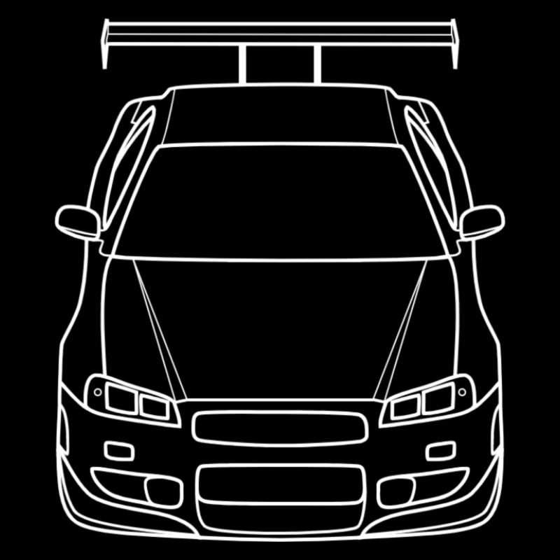 GTR R34 white