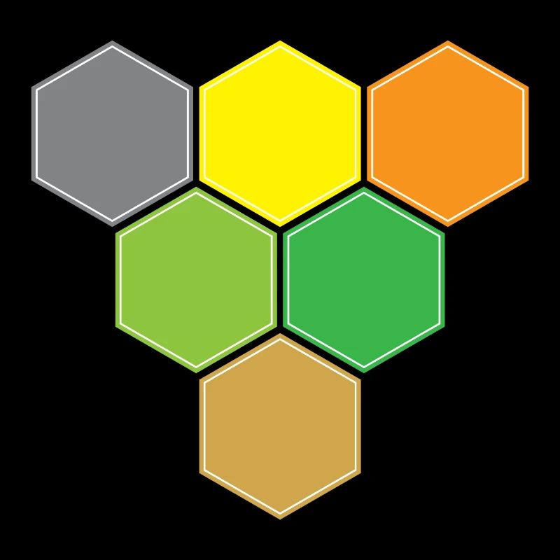 Hexagones contre victoire