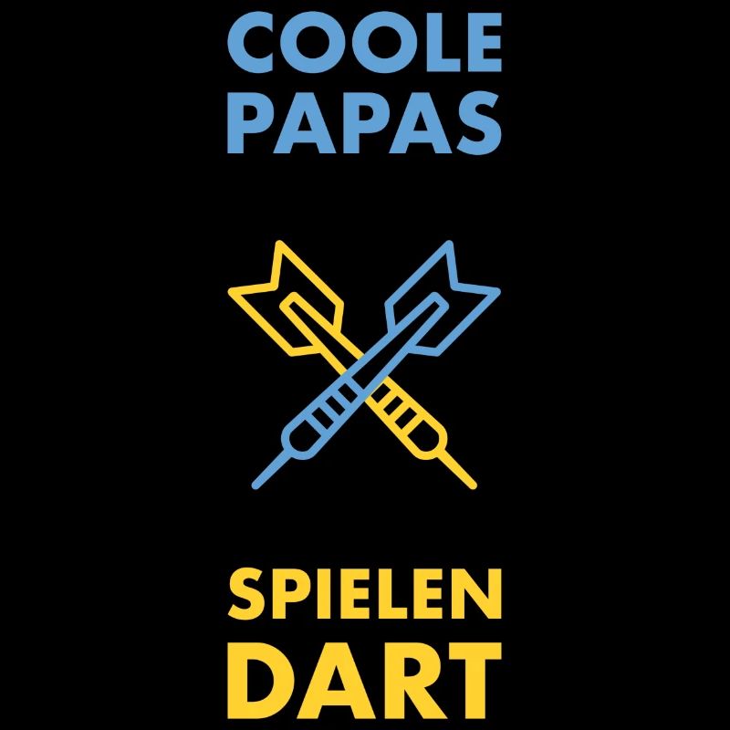 Cool dads playing darts