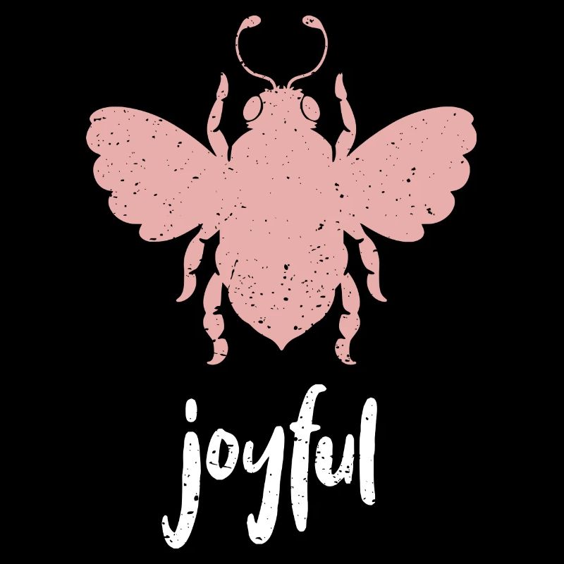 Rosa Bee Joyful Biene Be Joyful