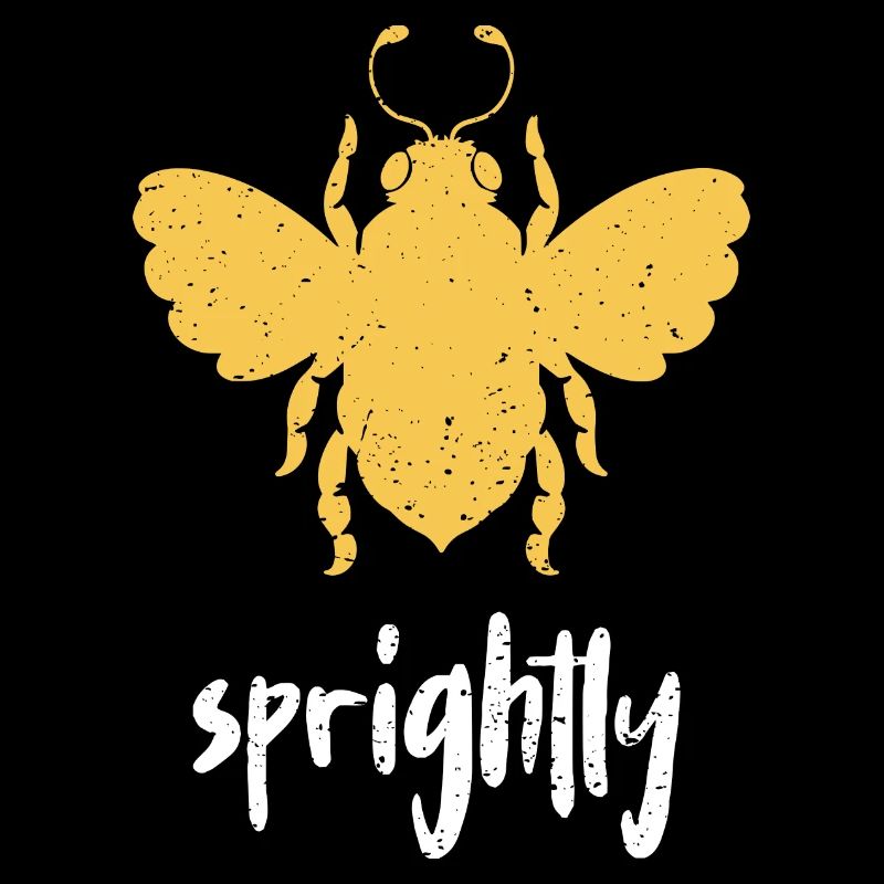 Gelb Bee Sprightly Biene Be Sprightly