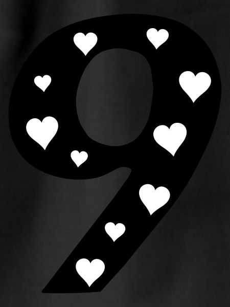 9 Birthday with heart